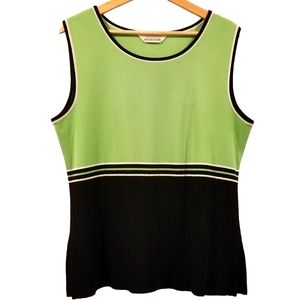 MISOOK XL EUC Colorblock Sleveless Tank Top